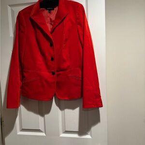 Talbots Deep Orange Velvet Jacket